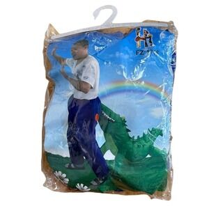 Halloween costume Inflatable Crocodile Bite Green One Size cosplay‎ unique